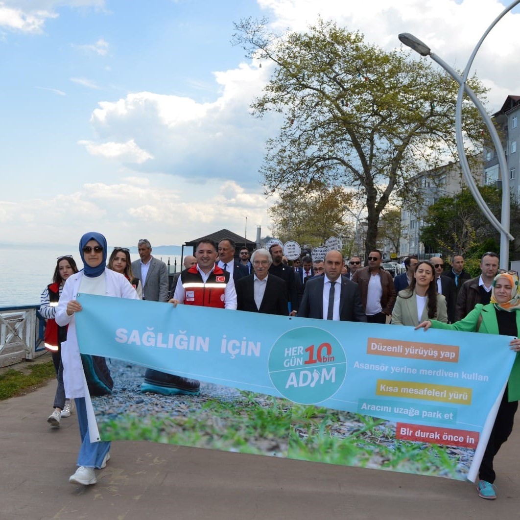 Kaymakamımız Sayın Mustafa CAN Sağlıklı Yaşam Yürüyüş Etkinliğine Katıldı.